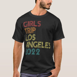T-shirt Voyage de filles 2022 Los Angeles Vacation Matchin