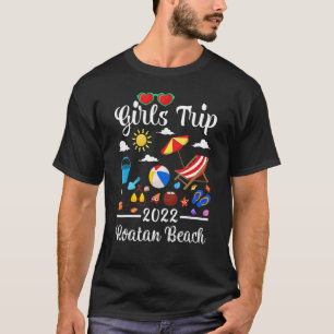 T-shirt Voyage de filles 2022 Vacances d'été Honduras Roat
