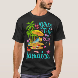 T-shirt Voyage de filles 2023 Beach Vacation Texas Jamaica