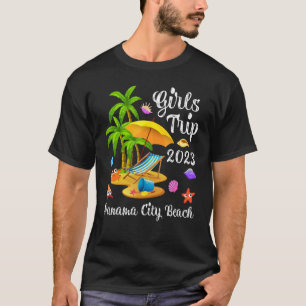 T-shirt Voyage de filles 2023 vacances Palm Tree Floride P