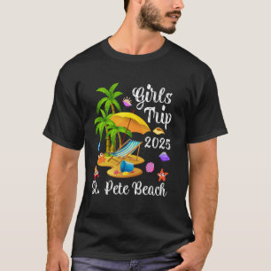 T-shirt Voyage de filles 2025 Vacances d'été Floride St. P