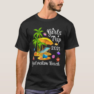 T-shirt Voyage de filles 2025 Vacances d'été Texas Galvest