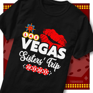 T-shirt Voyage de filles 2026 Las Vegas Voyage de sœurs St