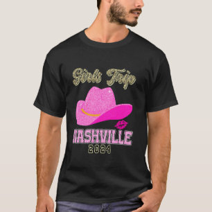 T-shirt Voyage de filles à Nashville 2024 Enterrement de v