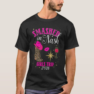 T-shirt Voyage de filles à Nashville 2026 Éclatées dans le