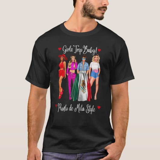 T-shirt Voyage de filles à Punta De Mita pour femmes Latin (Devant)