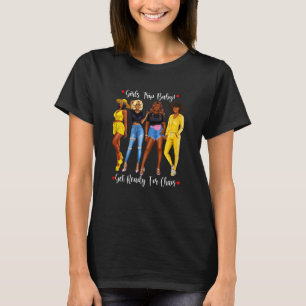 T-shirt Voyage de filles afro-américaines femmes Robe Fill