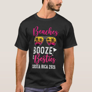 T-shirt Voyage de filles au Costa Rica 2026 Plages Alcool