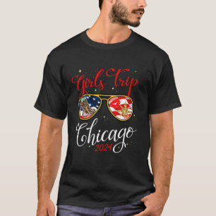 T-shirt Voyage de filles Chicago 2024 Chemises Femen Weeke