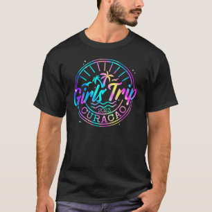 T-shirt Voyage de filles Curacao 2023 Vacances femmes Week