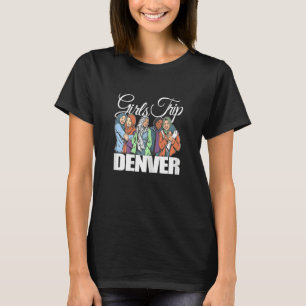 T-shirt Voyage de filles de femmes à Denver Melanin Meille