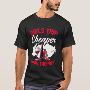 T-shirt Voyage de filles drôle Enterrement de vie de jeune