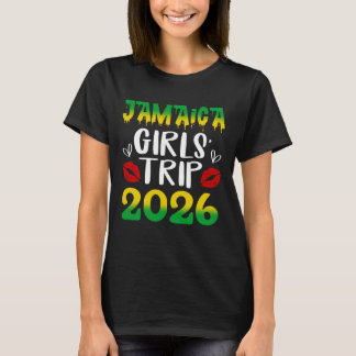 T-shirt Voyage de filles en Jamaïque 2026 Baiser Enterreme