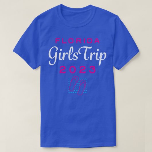 T-shirt Voyage de filles Floride 2023 (Design devant)