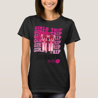 T-shirt Voyage De Filles Jamaïque 2023 Pour Le Week-End Fe