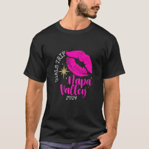 T-shirt Voyage de filles Napa Valley 2024 Week-end femmes 