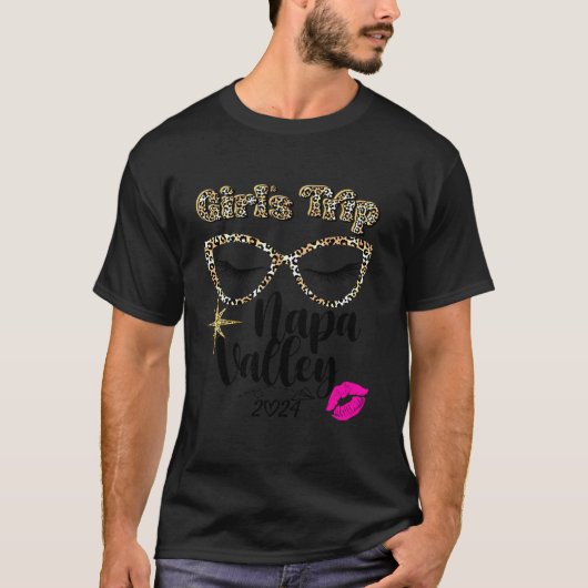 T-shirt Voyage de filles Napa Valley 2024 Week-end femmes (Devant)