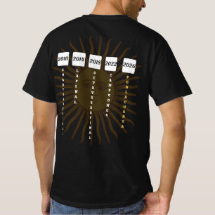 T-shirt Voyage de Football Argentin : 2010-2026 Tee Soleil