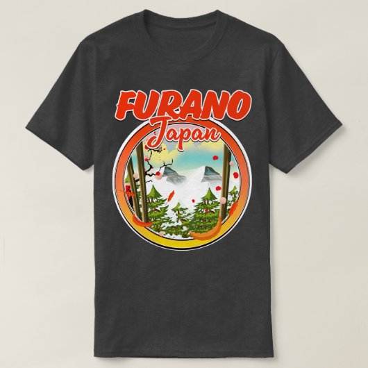 T-shirt Voyage de Furano Japon (Design devant)