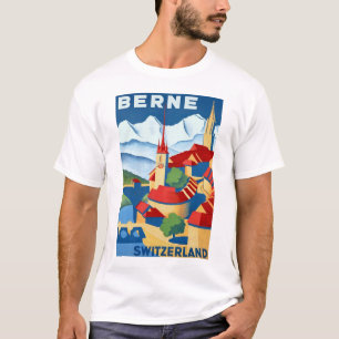 T-shirt Voyage de Suisse de ~Vintage de la Suisse de ~ de