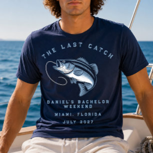 T-shirt Voyage de week-end sur le thème de la pêche pour e