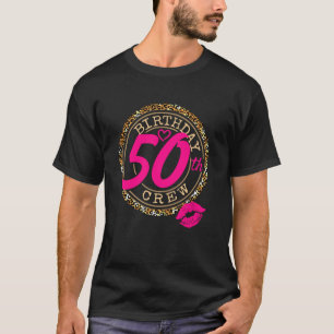 T-shirt Voyage des filles à Las Vegas 2025 C'est mon 50e a