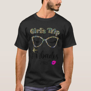 T-shirt Voyage Des Filles Barbade 2023 Pour Les Femmes Vac