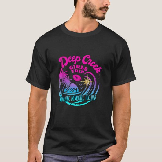 T-shirt Voyage des filles Deep Creek 2024 Week-end pour fe (Devant)