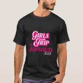T-shirt Voyage Des Filles Jamaïque 2023 Pour FEMMES Week-E (Devant)