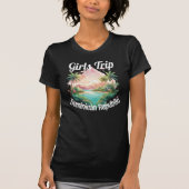 T-shirt Voyage des filles République dominicaine Texte mod (Devant)