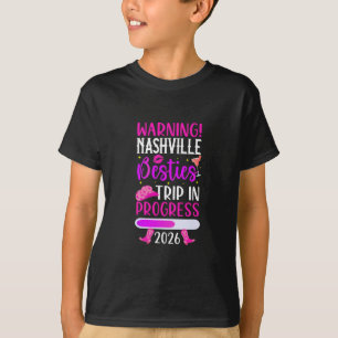 T-shirt Voyage des meilleures amies à Nashville 2026 En co