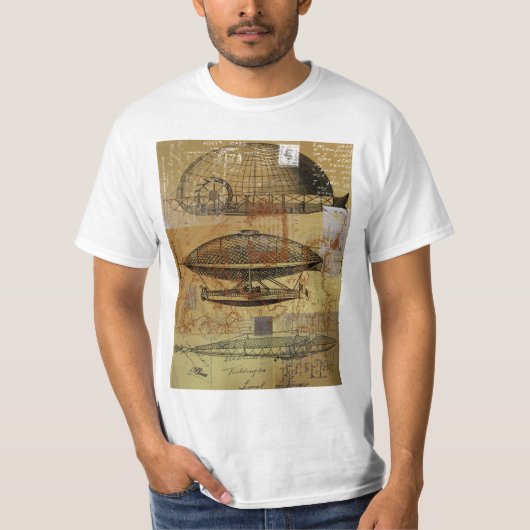 T-shirt Voyage dirigeable (Devant)