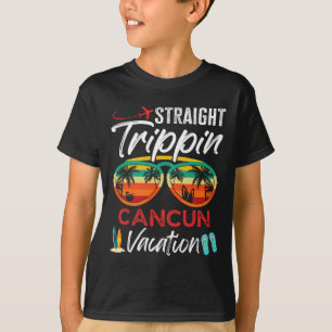 T-shirt Voyage droit Cancun Mexique Couples Famille Vaca