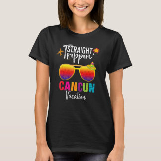 T-shirt Voyage droit Cancun Mexique Voyage vacances Mat