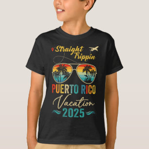 T-shirt Voyage droit Porto Rico 2025 Famille Va été