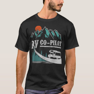 T-shirt Voyage drôle en camping-car copilote Road Trip