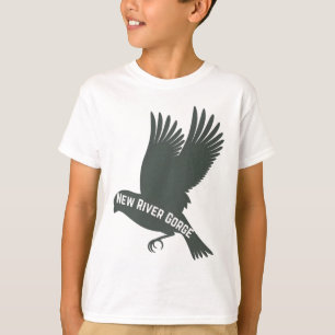 T-shirt Voyage du logo des oiseaux de la rivière Gorge