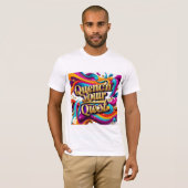 T-shirt Voyage dynamique" (Devant entier)