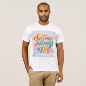 T-shirt "Voyage dynamique" (Devant entier)