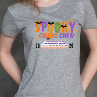 T-shirt Voyage en croisière Halloween en famille avec des