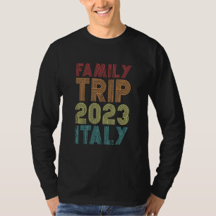 T-shirt Voyage en famille 2023 Italie Vacances - Cool corr