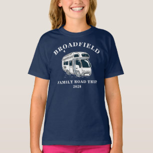 T-shirt Voyage en famille en camping-car : tenue coordonné