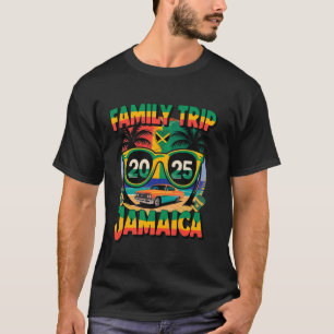 T-shirt Voyage en famille en Jamaïque Tapis de plage pour