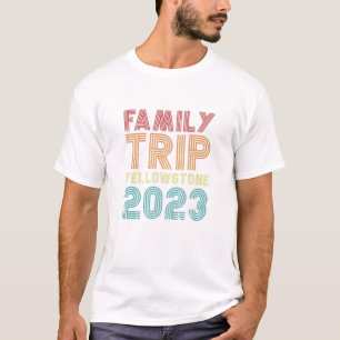 T-shirt Voyage en famille Yellowstone 2023 Vacation Corres
