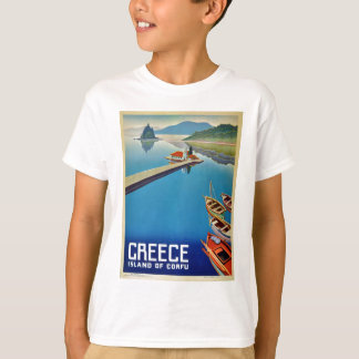 T-shirt Voyage en Grèce vintage - Île de Corfou