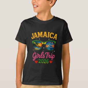 T-shirt Voyage en Jamaïque 2026 Famille assortie Croisière