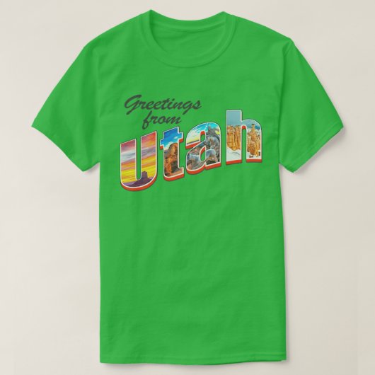 T-shirt Voyage en Utah États-Unis (Design devant)
