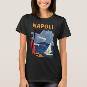 T-shirt Voyage en voile dans la baie de Naples et Vesuve
