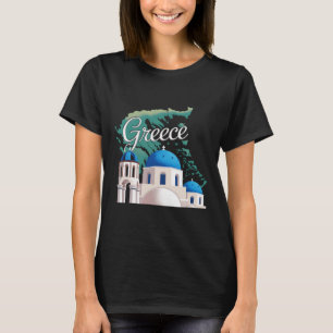 T-shirt Voyage Europe Grèce Athènes Santorin Crète Grec