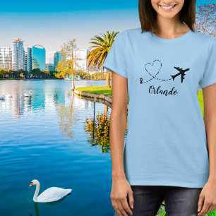 T-shirt Voyage Famille Vacances Avion & Lieu Personnalisé